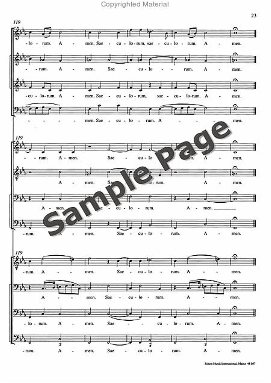 Magnificat Magnificat Mixed Choir scores gallery preview page 24