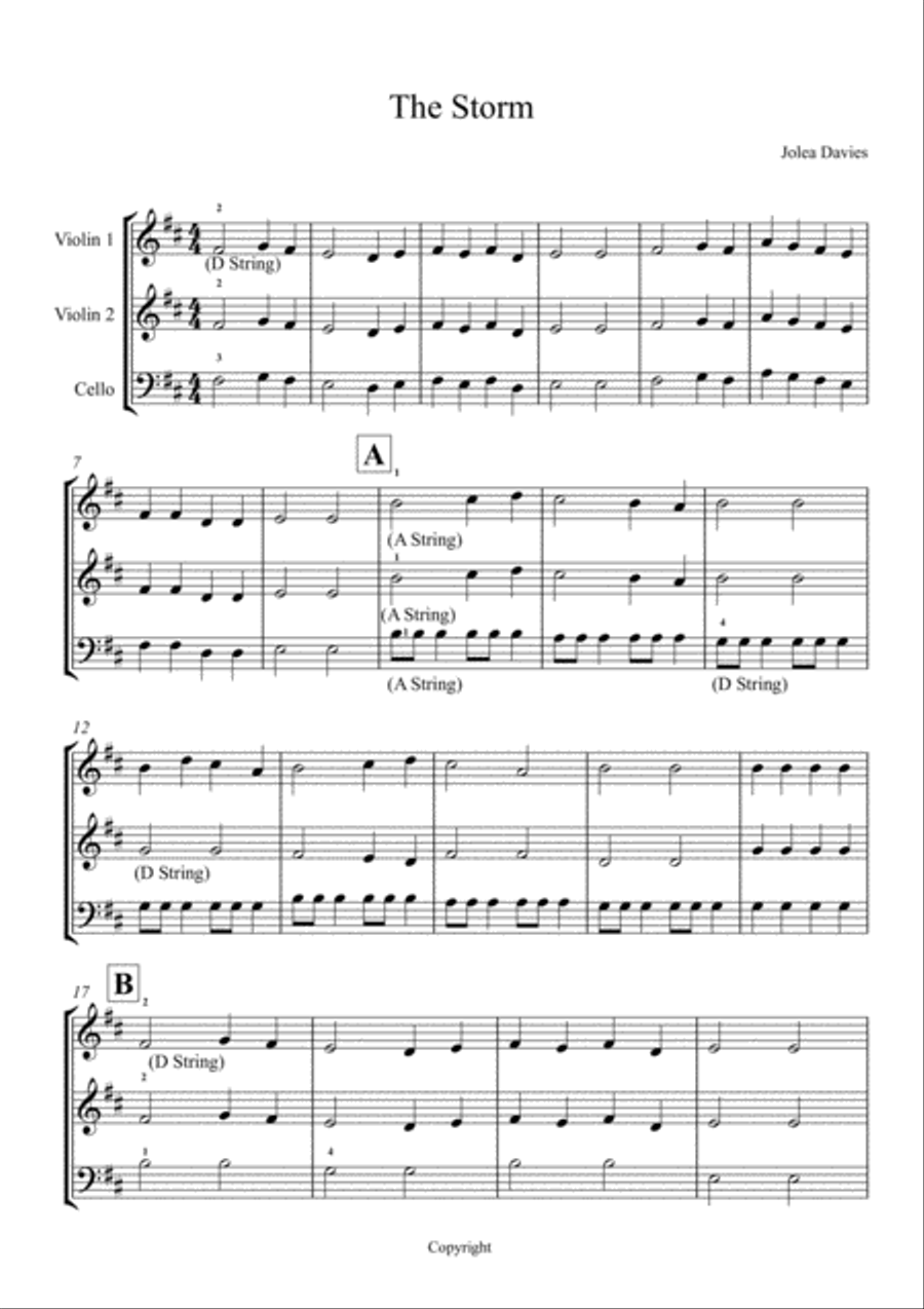 The Storm The Storm String Trio scores gallery preview page 1