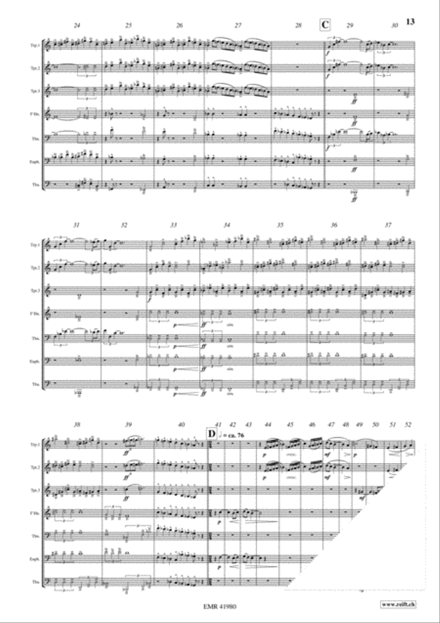 Brass Septet Euphonium scores gallery preview page 9