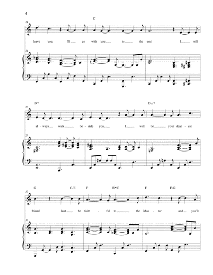 That's Just What He Said Piano, Vocal, Guitar scores gallery preview page 4