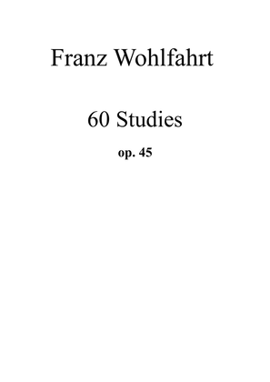 Wohlfahrt op. 45 studies band I & II