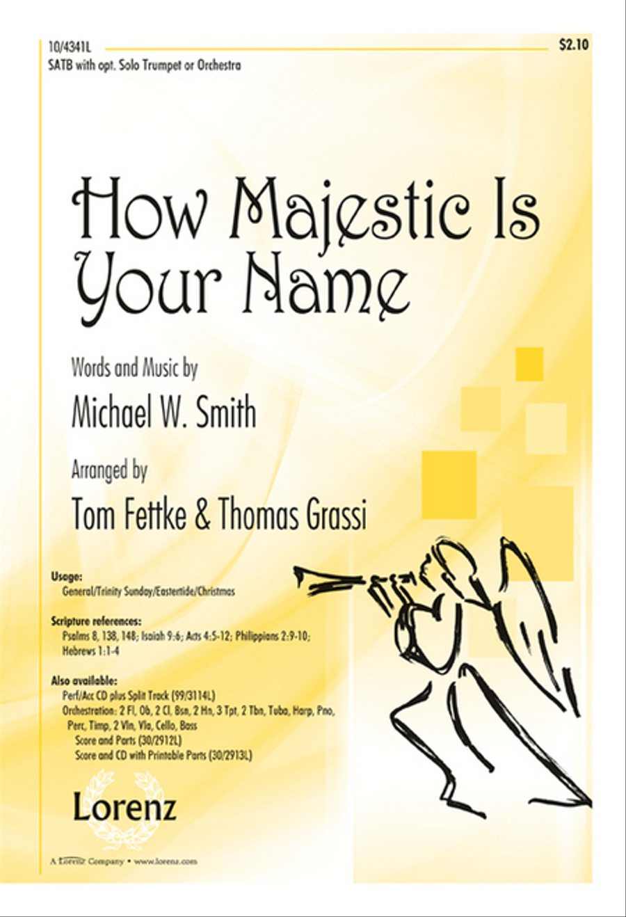 How Majestic Is Your Name 4-Part scores gallery preview page 1