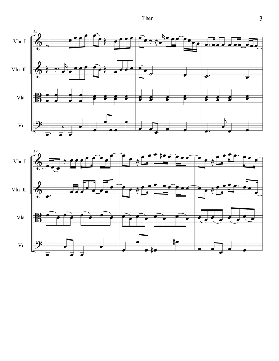 Then Then String Quartet scores gallery preview page 3