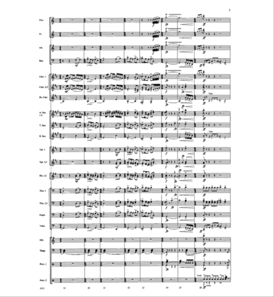 Skyscapes Skyscapes Concert Band scores gallery preview page 5