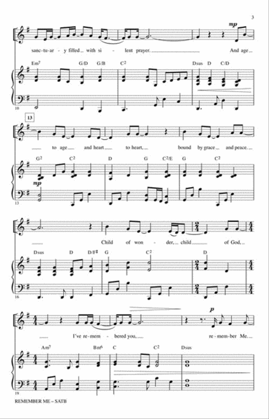 Remember Me 4-Part scores gallery preview page 3