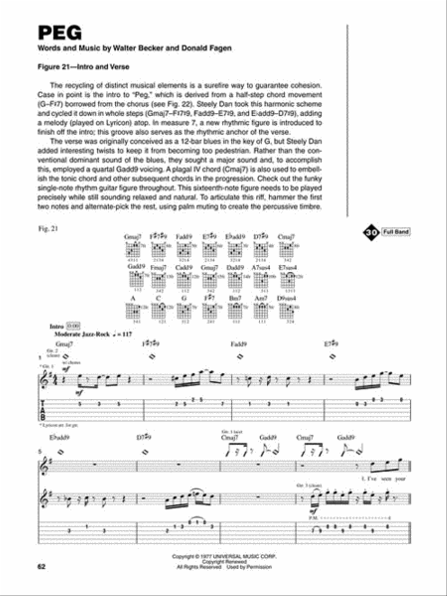 Steely Dan Electric Guitar scores gallery preview page 3