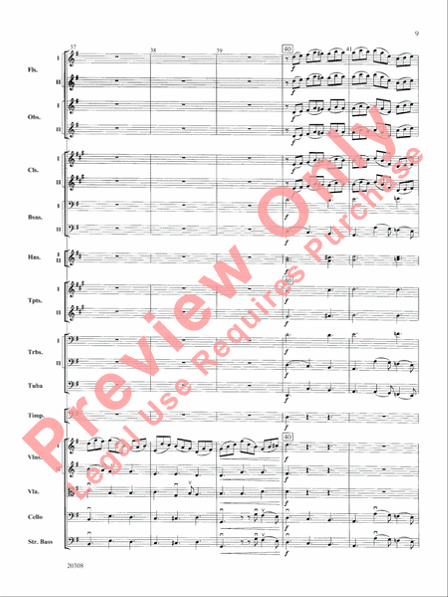 Jesu, Joy of Man's Desiring Full Orchestra scores gallery preview page 10