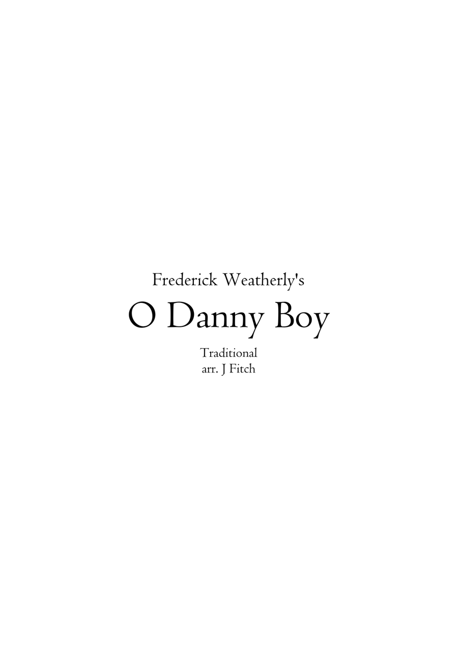 O Danny Boy O Danny Boy 3-Part scores gallery preview page 1