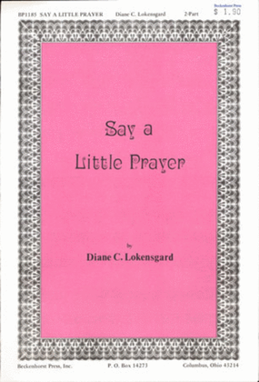 Book cover for Say a Little Prayer
