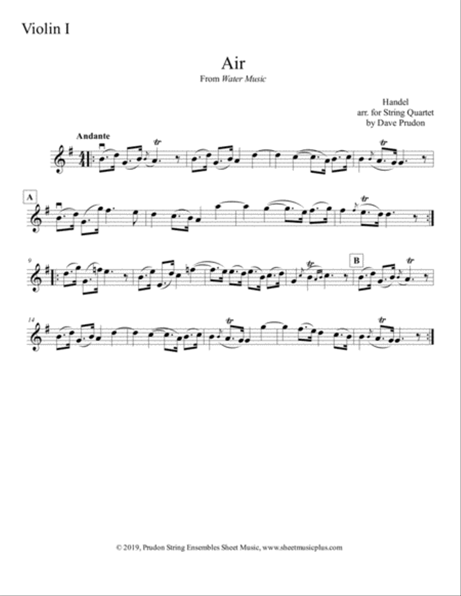 Air from Water Music for String Quartet String Quartet scores gallery preview page 3