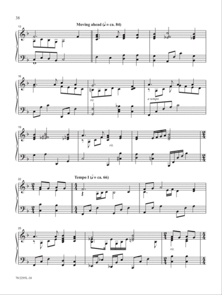 Mark Hayes: Spirituals for the Intermediate Pianist Piano Solo scores gallery preview page 16