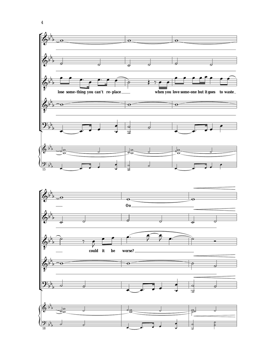 Fix You Fix You 4-Part scores gallery preview page 4