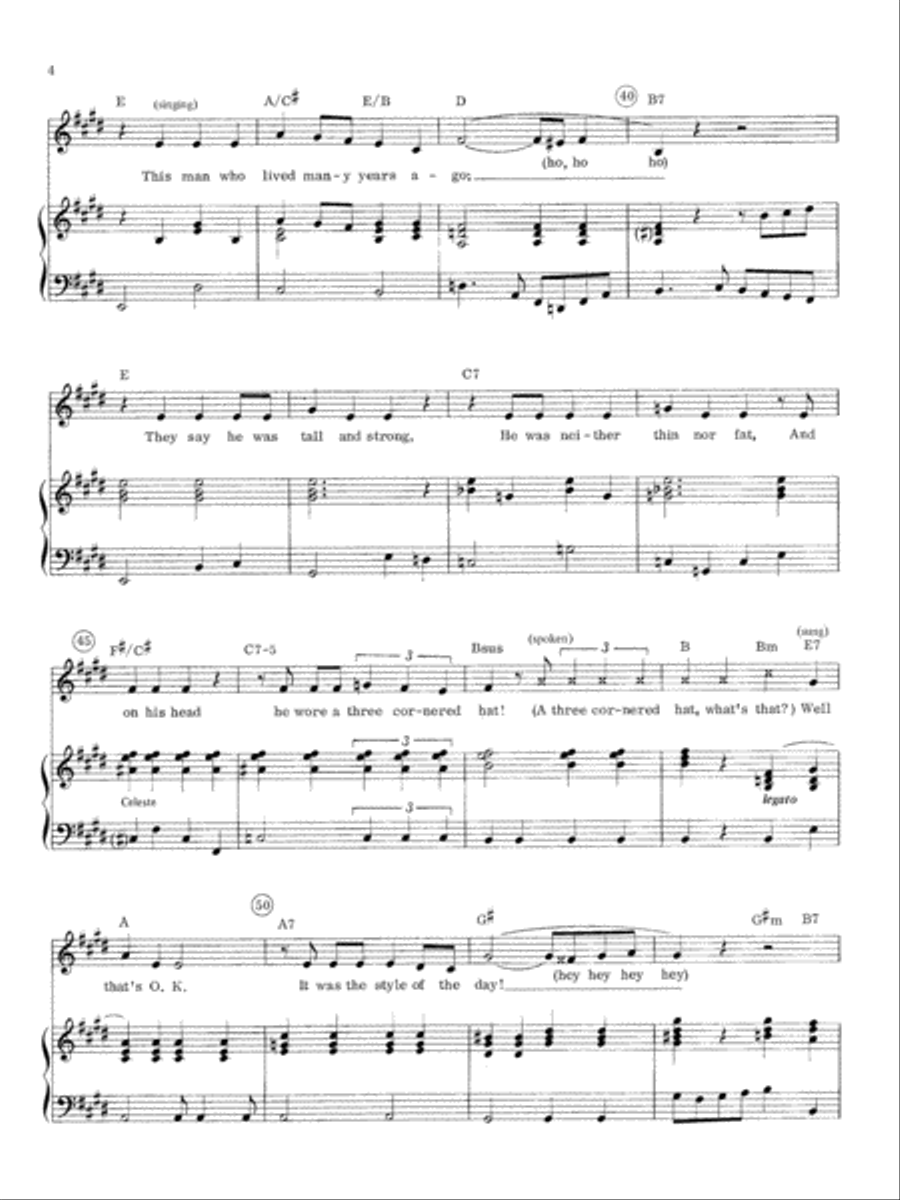 Let George Do It! Unison Choir scores gallery preview page 4