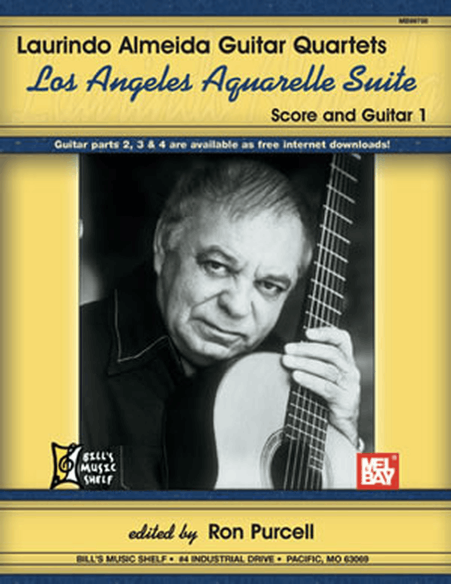 Laurindo Almeida Guitar Quartets Guitar Ensemble scores gallery preview page 1