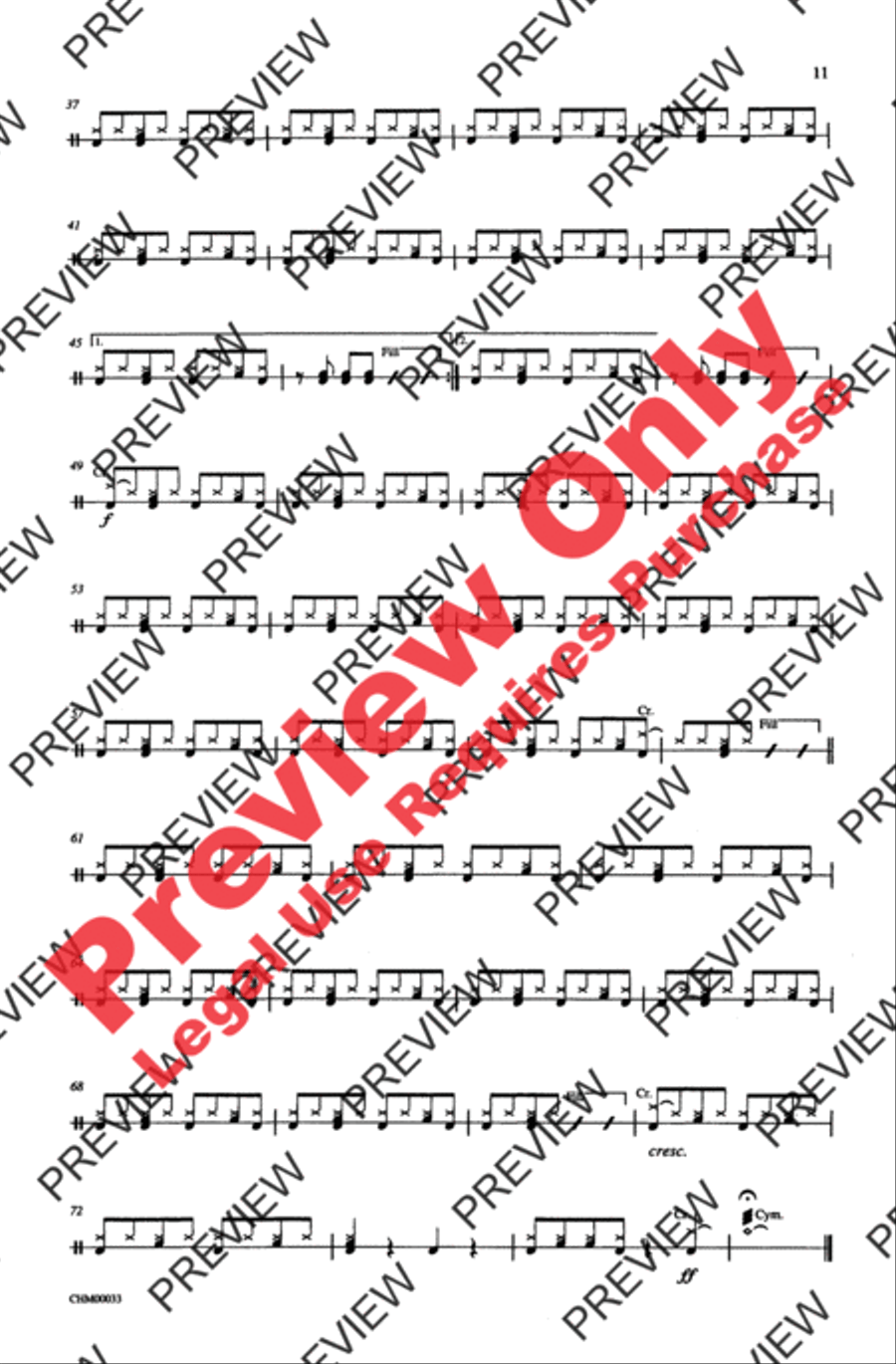 Rock Around the Clock 2-Part scores gallery preview page 11