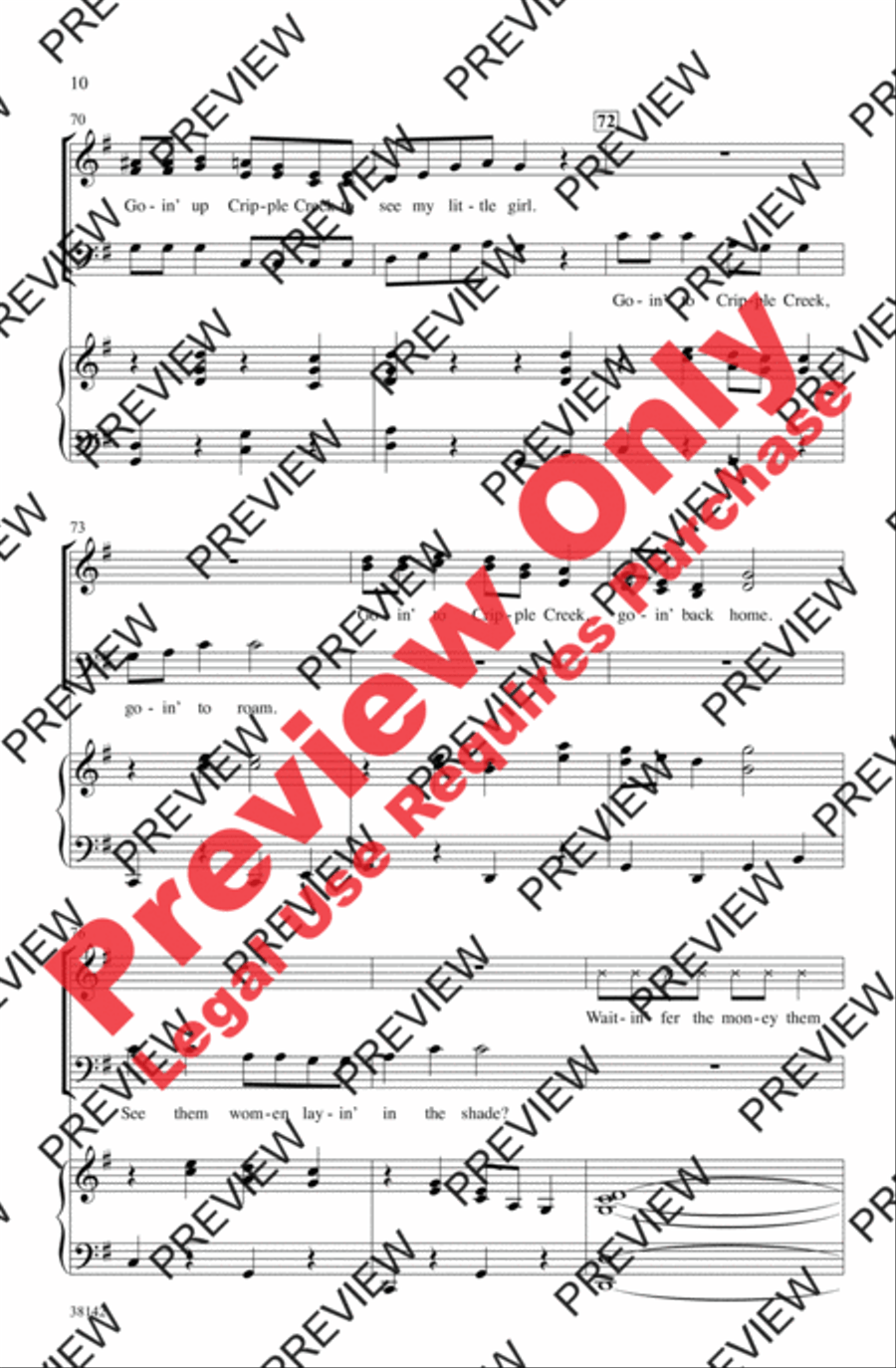Cripple Creek 3-Part scores gallery preview page 10