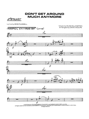 Don't Get Around Much Anymore: 2nd B-flat Trumpet