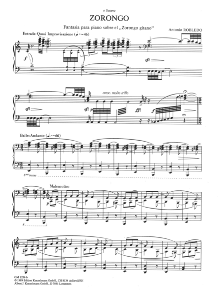 Flamenco-Album 2 Piano Solo scores gallery preview page 2