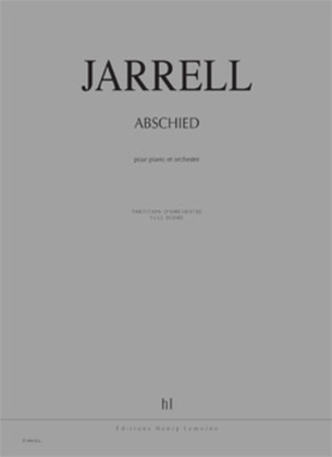 Book cover for Abschied
