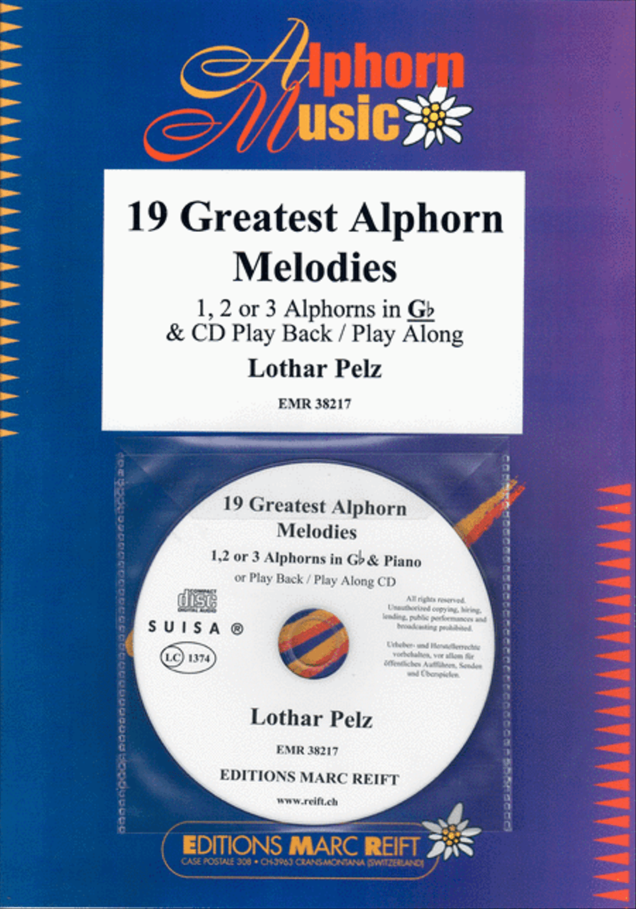 19 Greatest Alphorn Melodies Alphorn scores gallery preview page 1