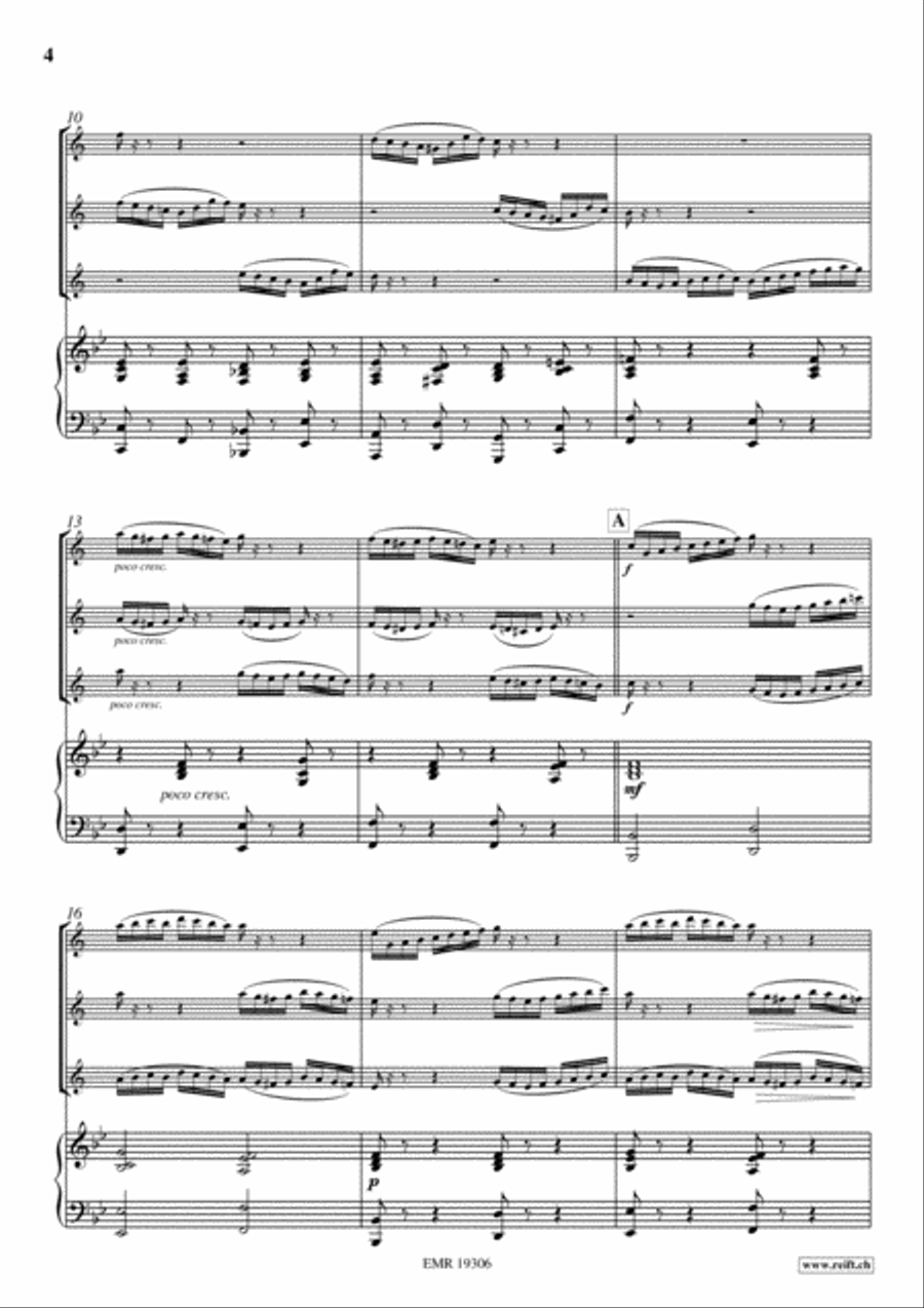 Moto Perpetuo Trumpet Trio scores gallery preview page 5