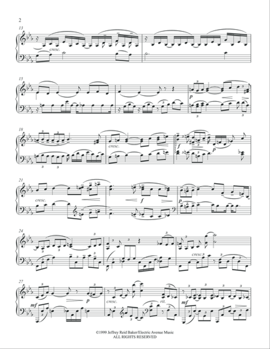 Rachmaninoff/Baker - Sonata for Two Pianos in G Minor: 3rd Movement 2 Pianos, 4-Hands scores gallery preview page 3