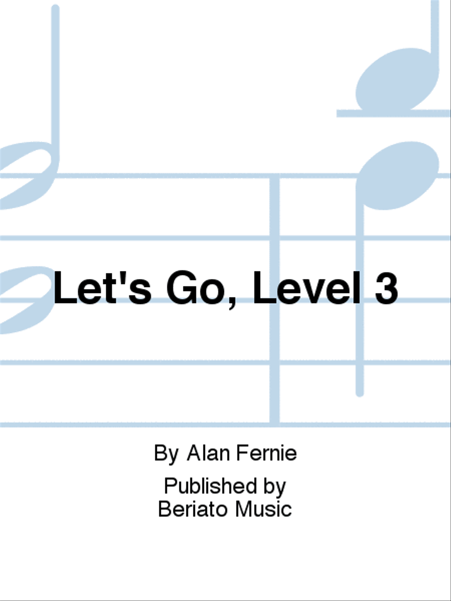 Let's Go, Level 3 Concert Band scores gallery preview page 1