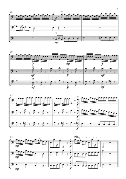 Vivaldi Concerto for 3 cellos