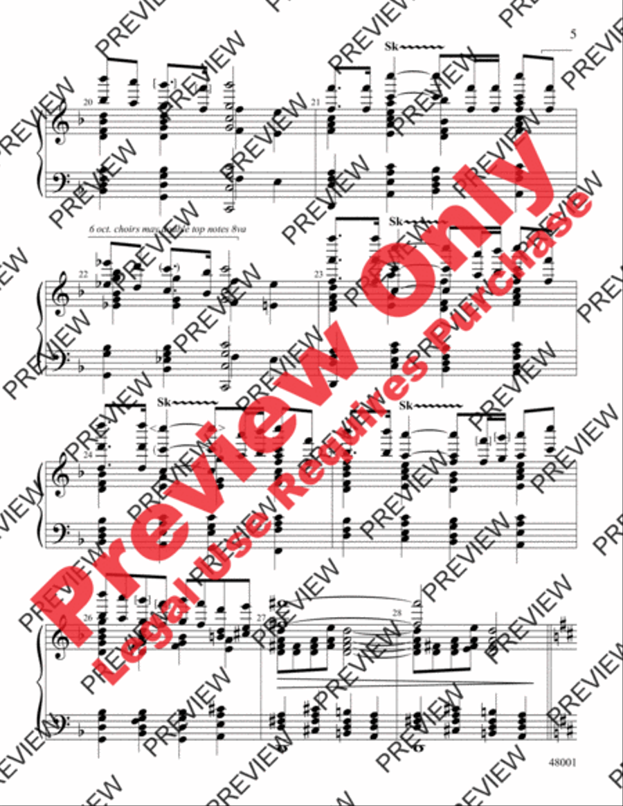 Jubilate Deo Handbell Choir scores gallery preview page 5