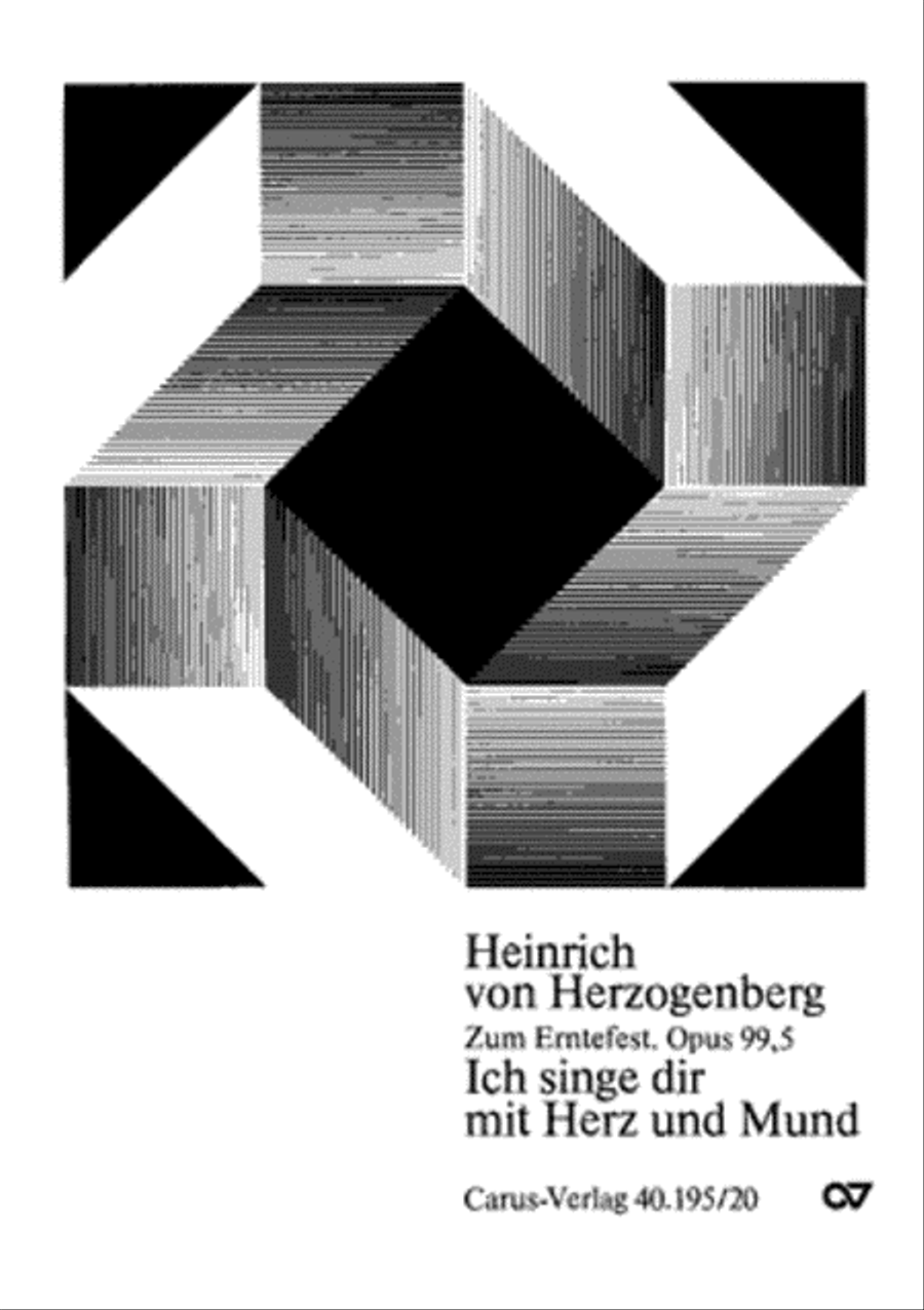 Ich singe dir mit Herz und Mund 4-Part scores gallery preview page 1