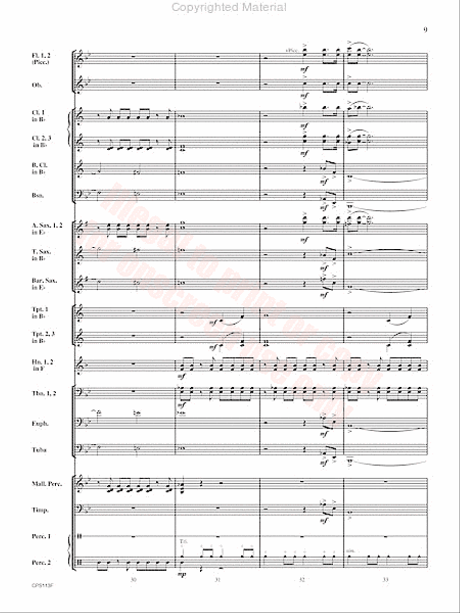 Converse Fantasy Concert Band scores gallery preview page 10