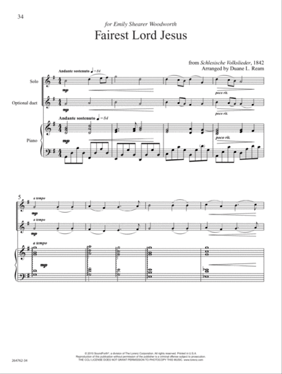 More Love to Thee Violin Solo scores gallery preview page 19