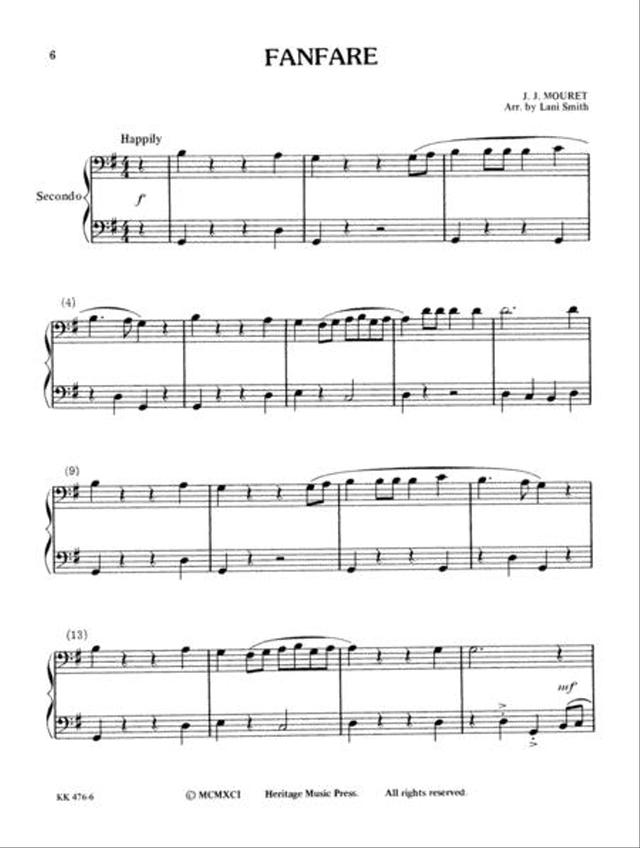 Classic Duets for Piano - Level 2 Piano Duet scores gallery preview page 6
