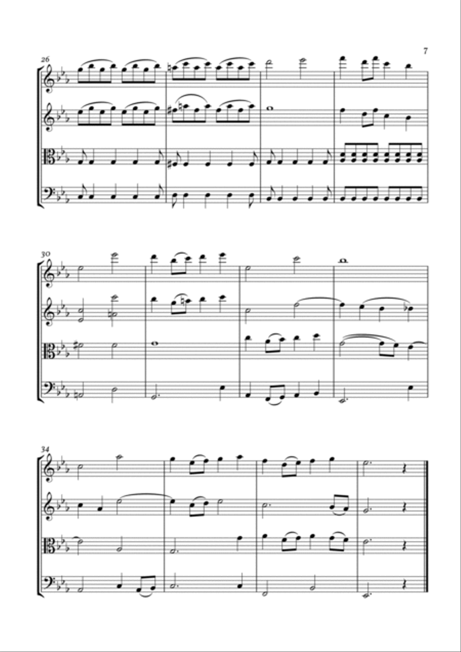 Over The Rainbow String Quartet scores gallery preview page 4