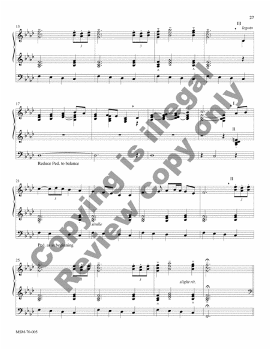 Savior of the Nations, Come (Full Score) Choir scores gallery preview page 57