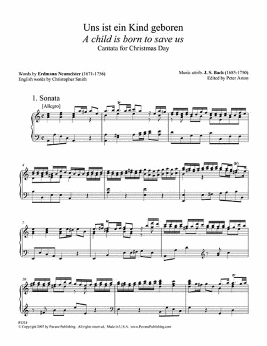 A Child Is Born to Save Us 4-Part scores gallery preview page 2