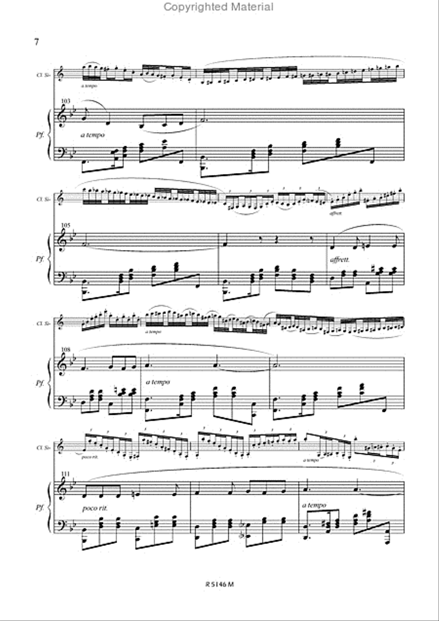 Cavalleria rusticana Cavalleria rusticana Clarinet Solo scores gallery preview page 7