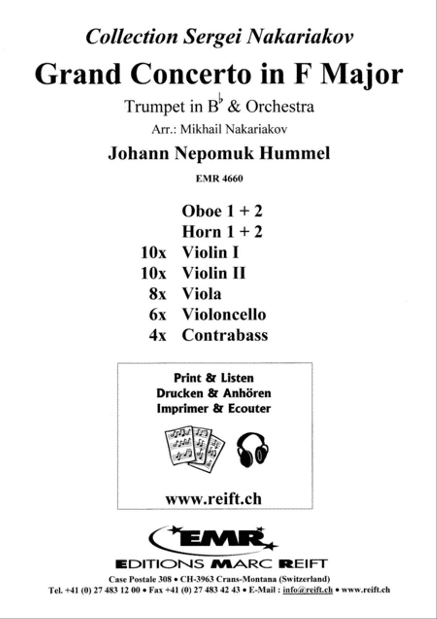 Grand Concerto in F Major Orchestra scores gallery preview page 2