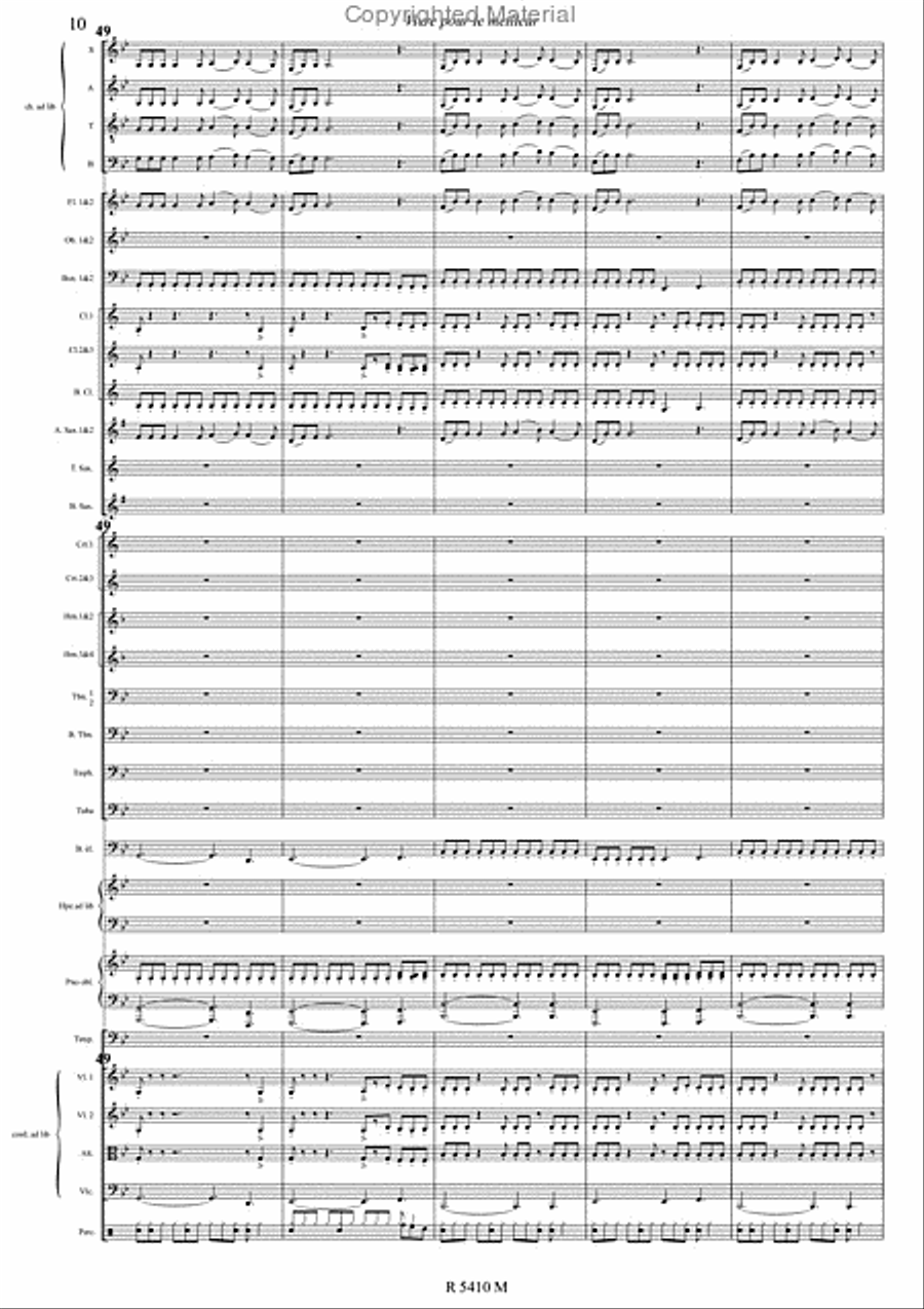 Vivre pour le meilleur Vivre pour le meilleur Concert Band scores gallery preview page 11
