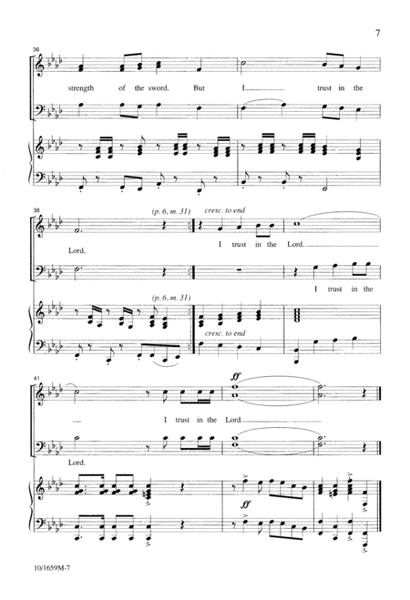 I Trust in the Lord by Joseph M. Martin 3-Part - Digital Sheet Music