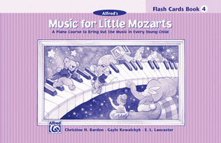 Book cover for Music For Little Mozarts - Flash Cards For Book 4