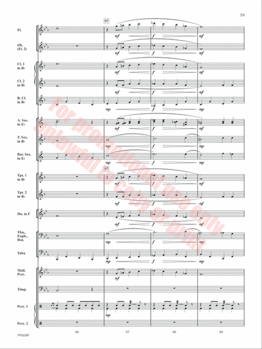 Rugby Heritage Concert Band scores gallery preview page 19