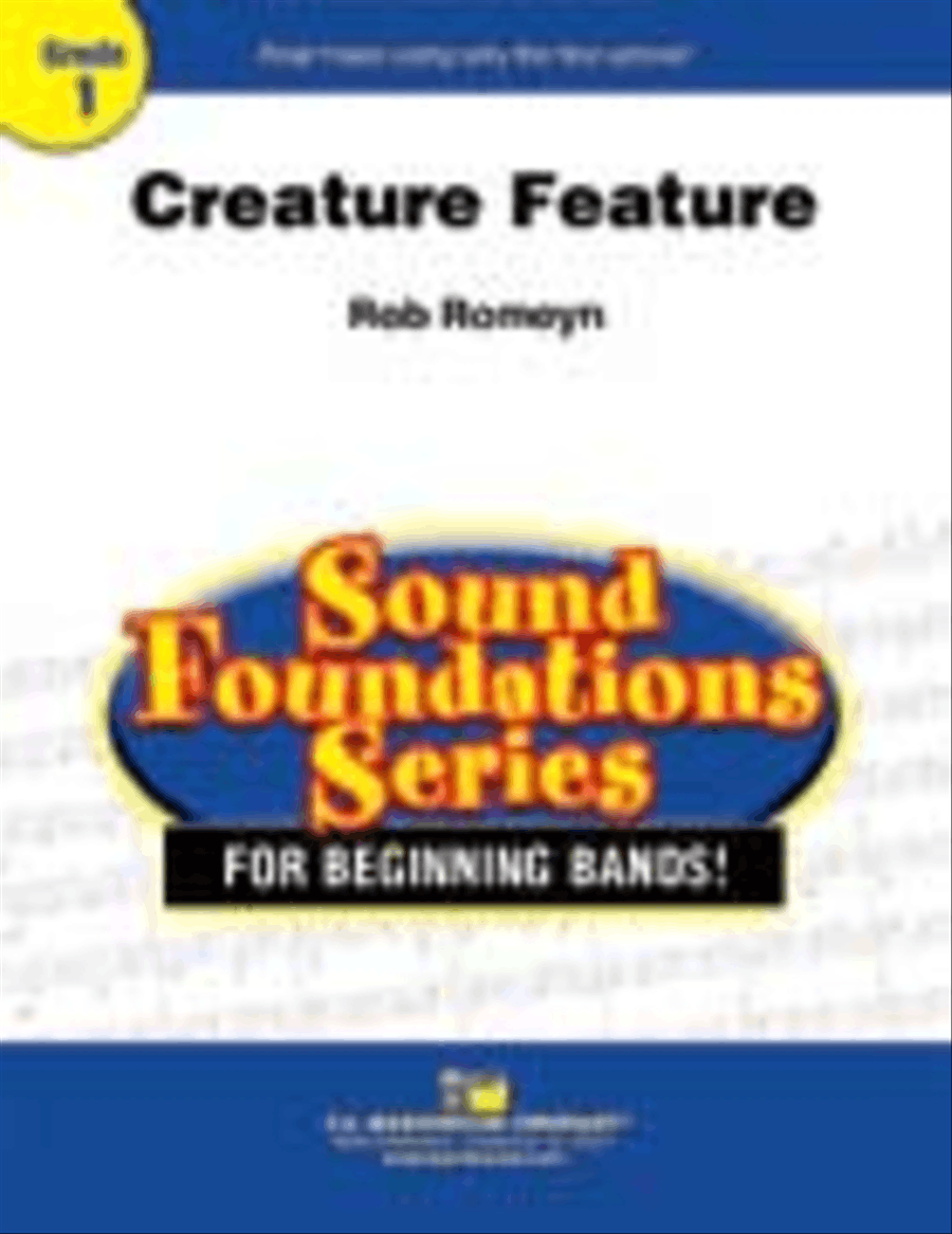 Creature Feature Concert Band scores gallery preview page 1