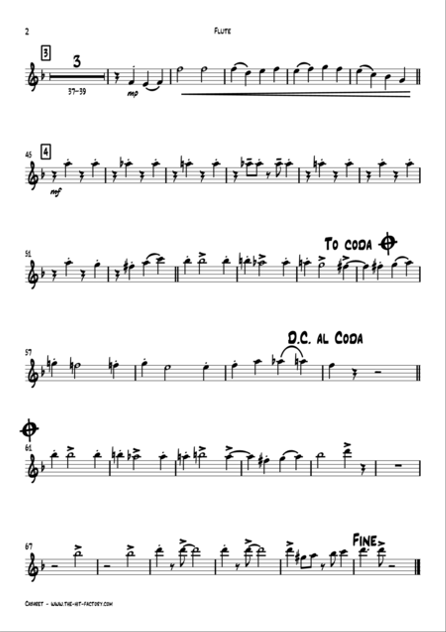 Cabaret Woodwind Quintet scores gallery preview page 5