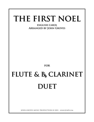Book cover for The First Noel - Flute & Clarinet Duet