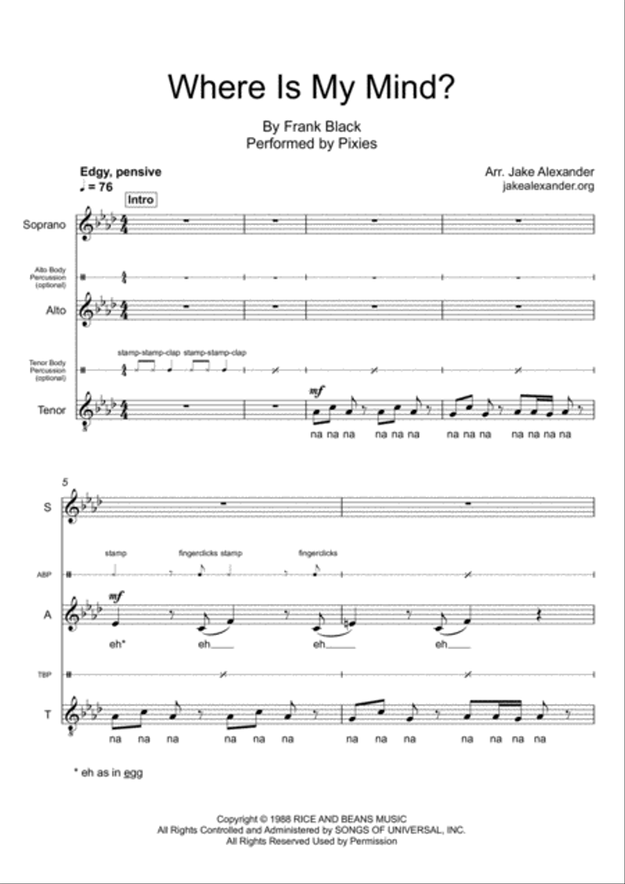 Where Is My Mind? SAT scores gallery preview page 1