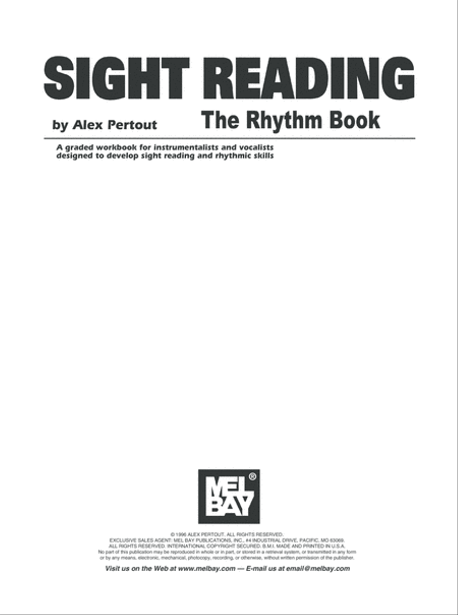 Sight Reading: The Rhythm Book Voice scores gallery preview page 2