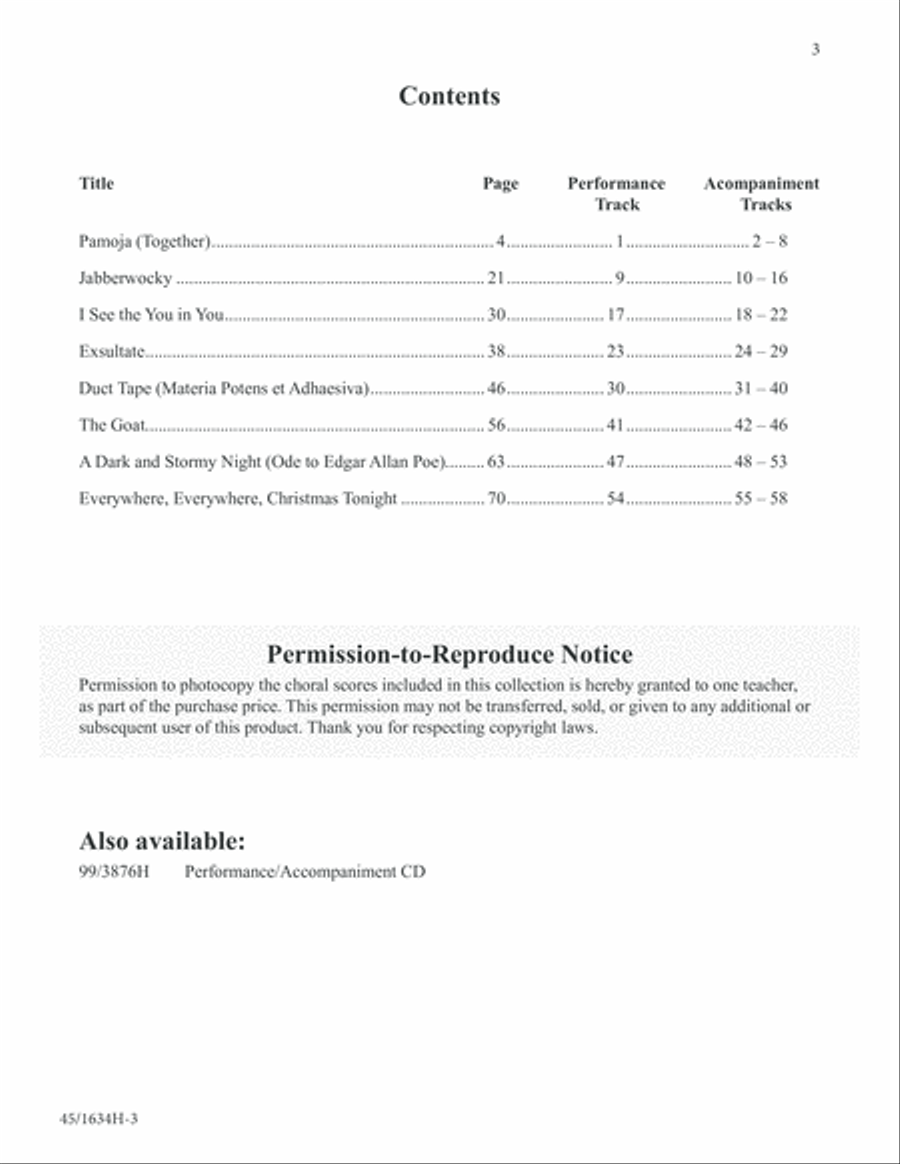 Together Together Unison Choir scores gallery preview page 3