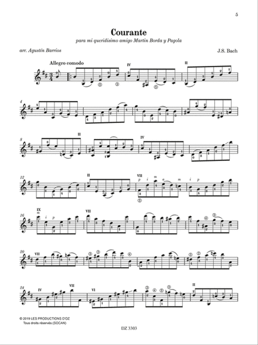 Arrangements of other composers, Vol. 3 Classical Guitar scores gallery preview page 2
