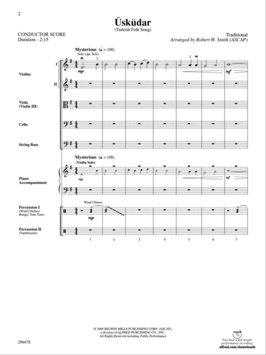 Üsküdar String Orchestra scores gallery preview page 2
